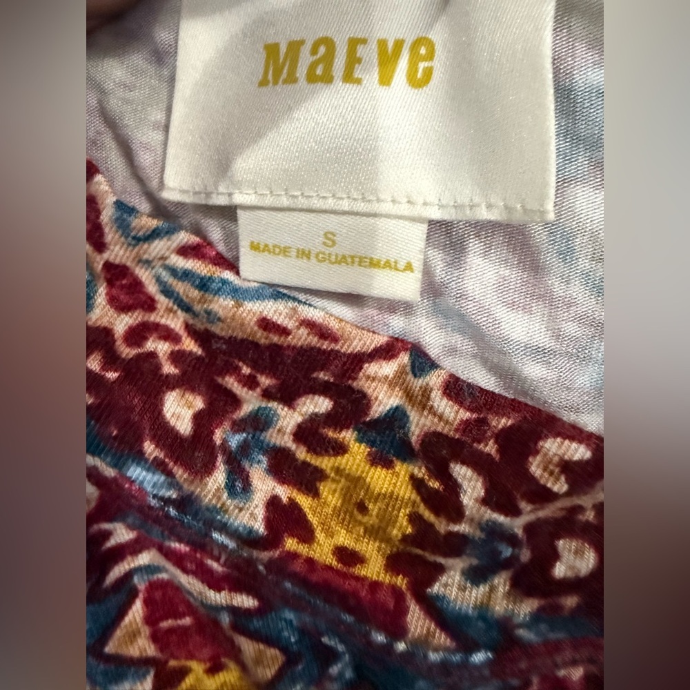 Maeve Colorful Abstract Design Top - Picture 2 of 2